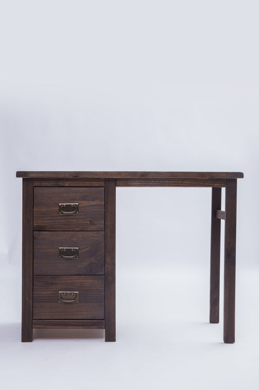 Ready-to-assemble solid wood desk