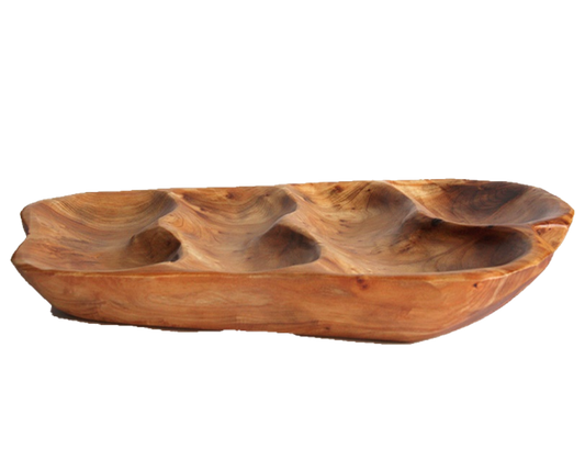 FUNCTIONAL ART is the best way to describe Greener Valley's stunning collection of stumps and roots that have been handcrafted into beautiful wine holders, cheese boards, platters, bowls and stools. Handcrafted from the roots and stumps of the Asian Cypress known as Shan Mu. These beautiful stools function equally well as a stool, end table or plant stand. Each piece is absolutely unique. This stool measures 24" high.