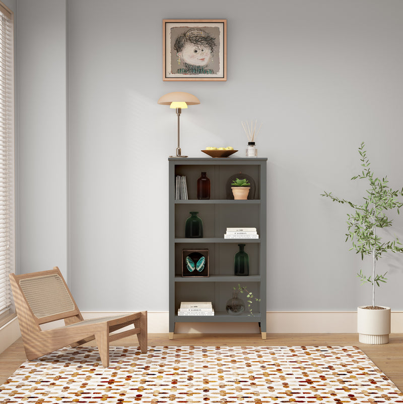 Greener Valley Bookcase with 4 Shelves - Medium - B308