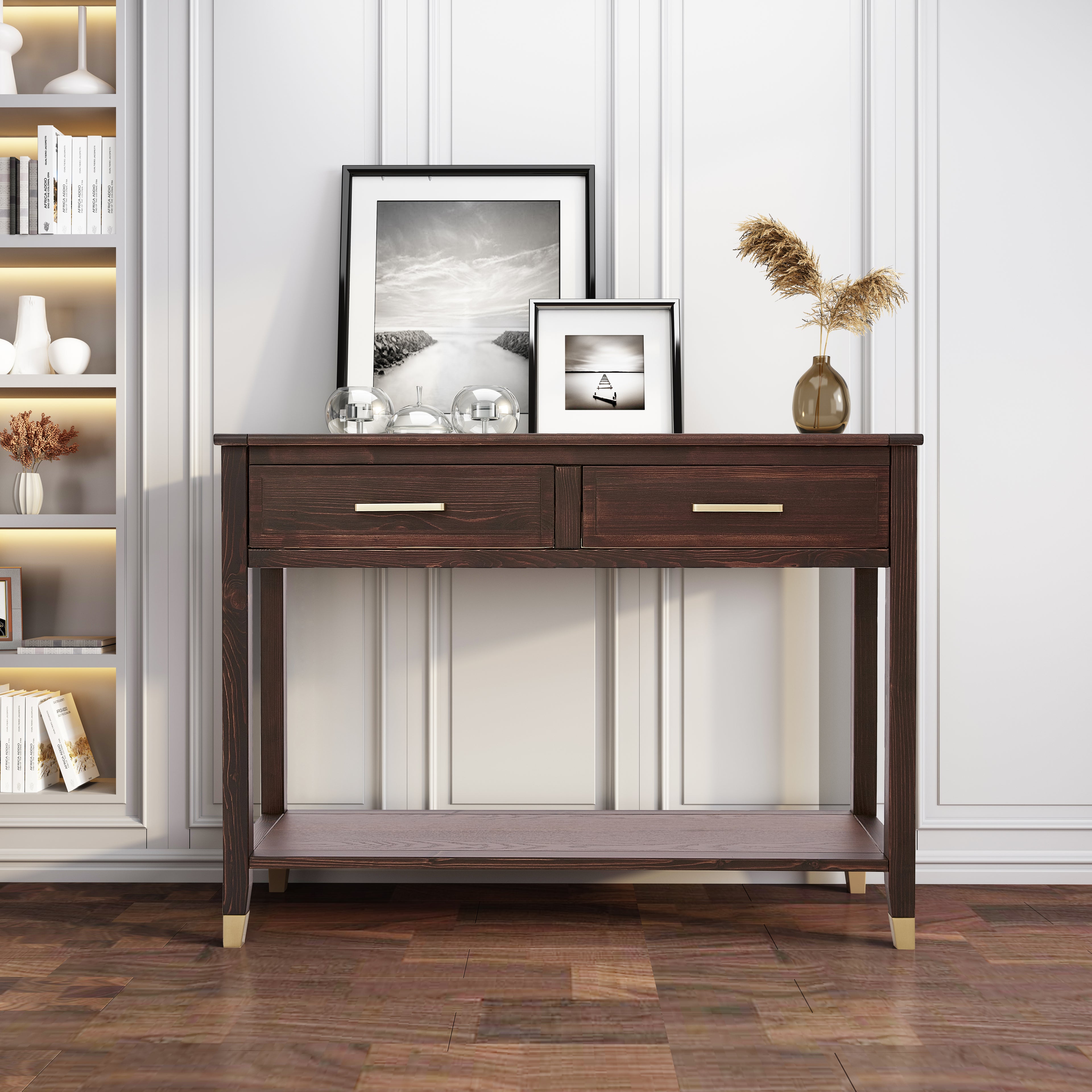 Greener Valley 2 Drawer Console Table - B303