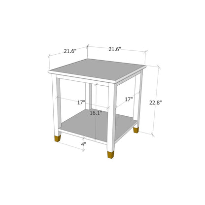 Ready-to-assemble side table