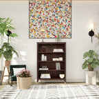 Greener Valley Bookcase with 4 Shelves - Wide - B309