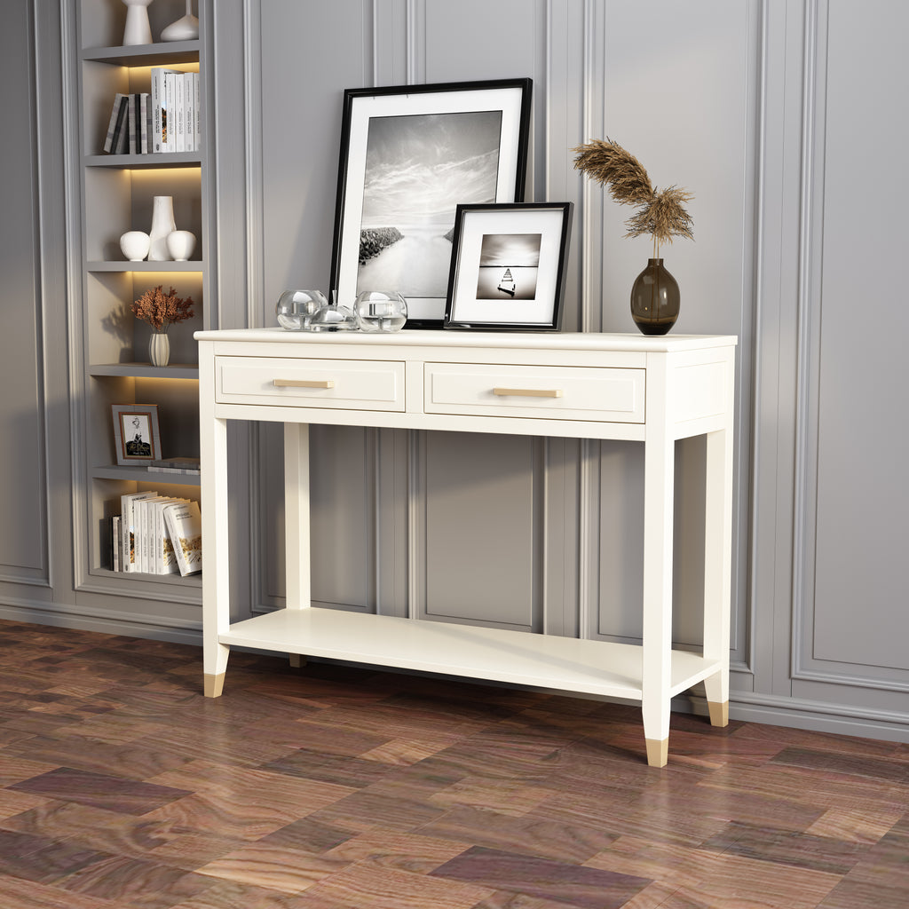 Greener Valley 2 Drawer Console Table - B303