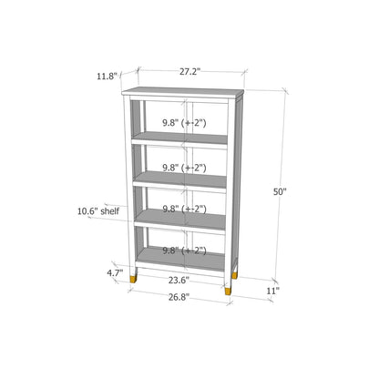 Ready-to-assemble bookcase