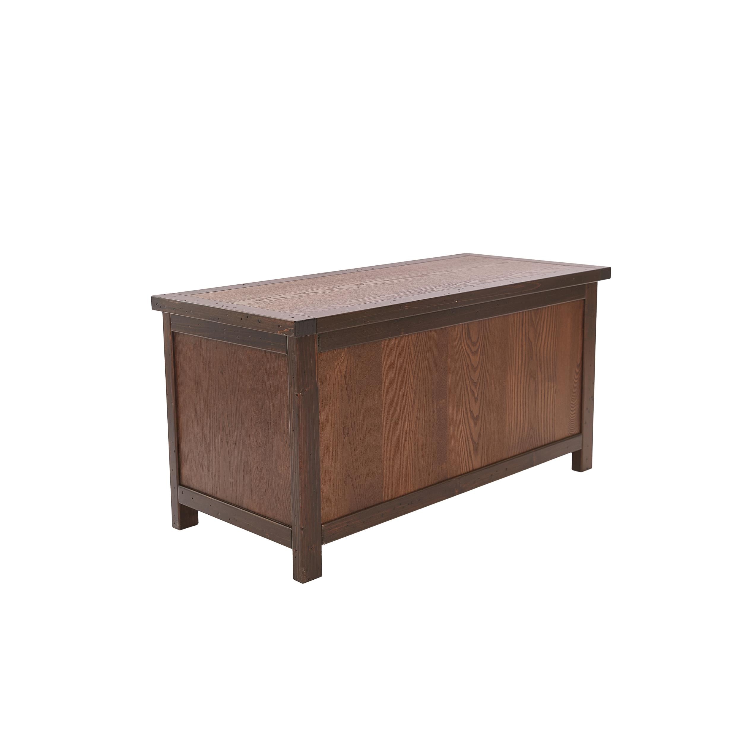 Greener Valley Solid Wood Denver Flip Top Storage Bench - DN108