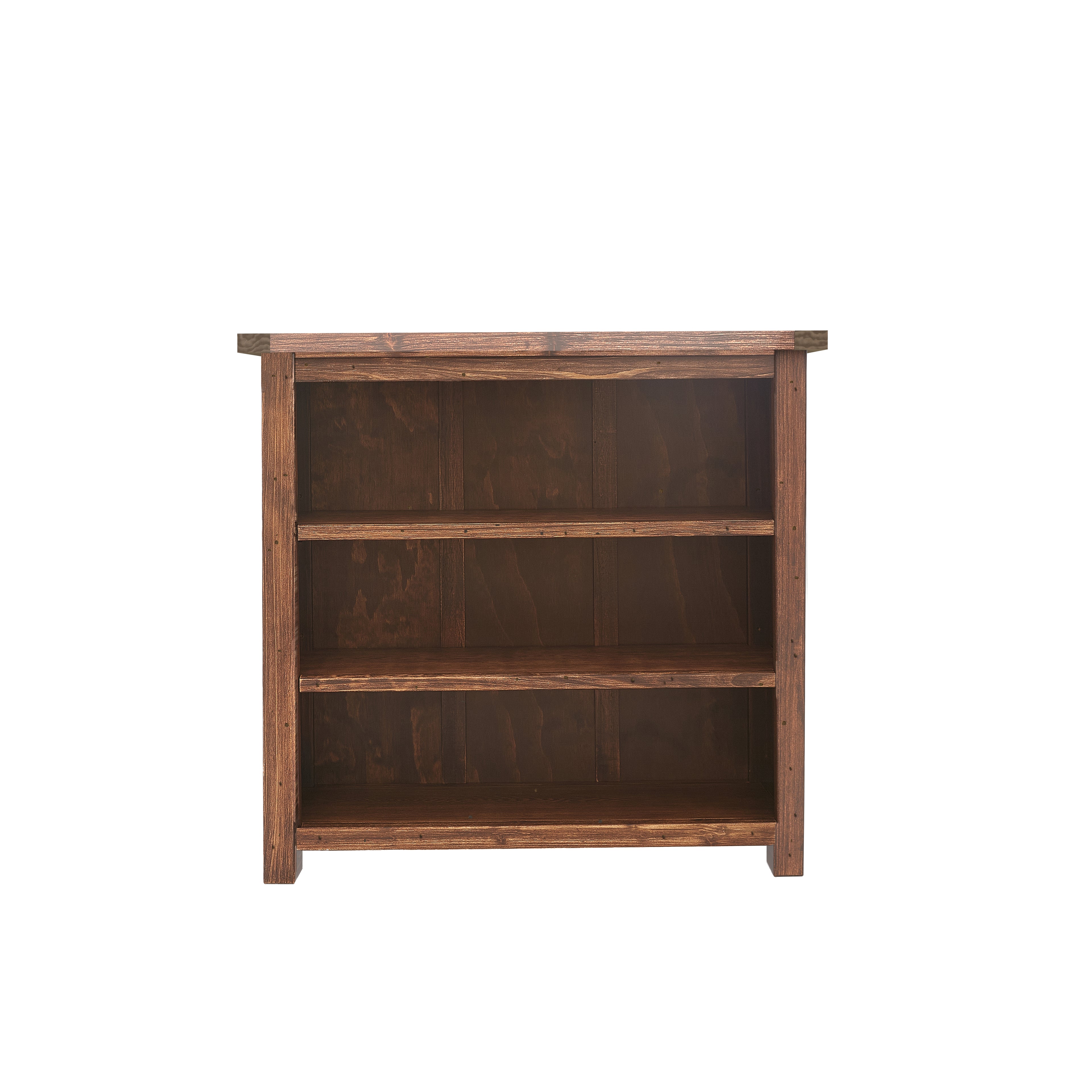 Greener Valley Solid Wood Denver Bookshelf with 3 Shelves - Short - DN301