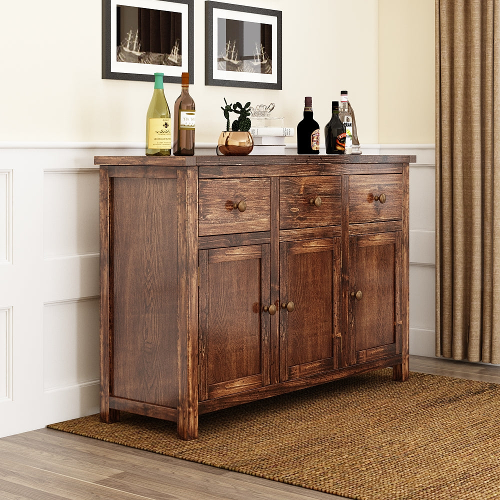 Greener Valley Solid Wood Denver Long Sideboard - DN400