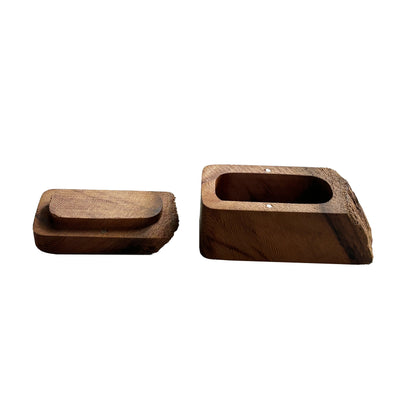 Live edge decorative box with lid