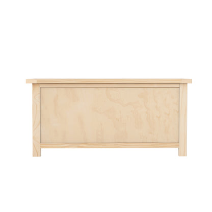 Ready-to-assemble storage bench