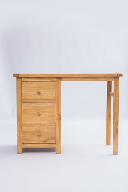 Ready-to-assemble solid wood desk