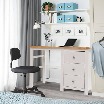 Ready-to-assemble solid wood desk