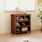 Greener Valley Solid Wood Mountainside Bookshelf with 3 Shelves - Short - MS301