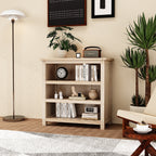 Greener Valley Solid Wood Mountainside Bookshelf with 3 Shelves - Short - MS301