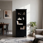 Greener Valley Tall Bookcase with Cabinets - M311