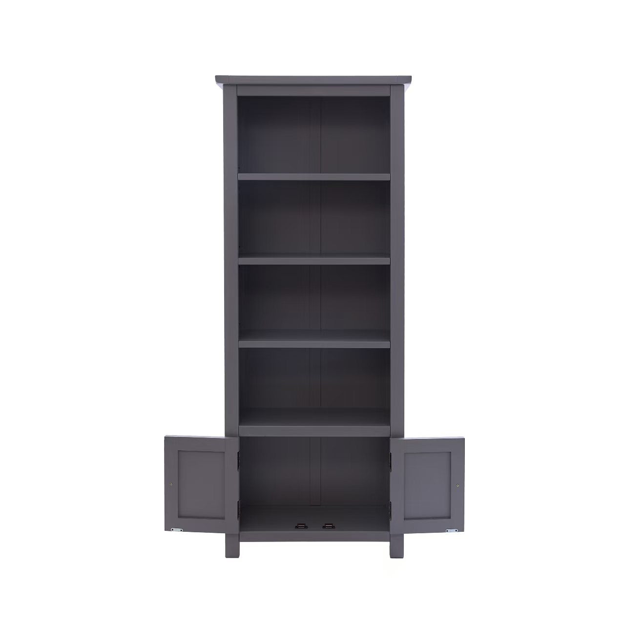 Greener Valley Tall Bookcase with Cabinets - M311