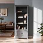 Greener Valley Tall Bookcase with Cabinets - M311