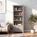 Greener Valley Tall Bookcase with Cabinets - M311
