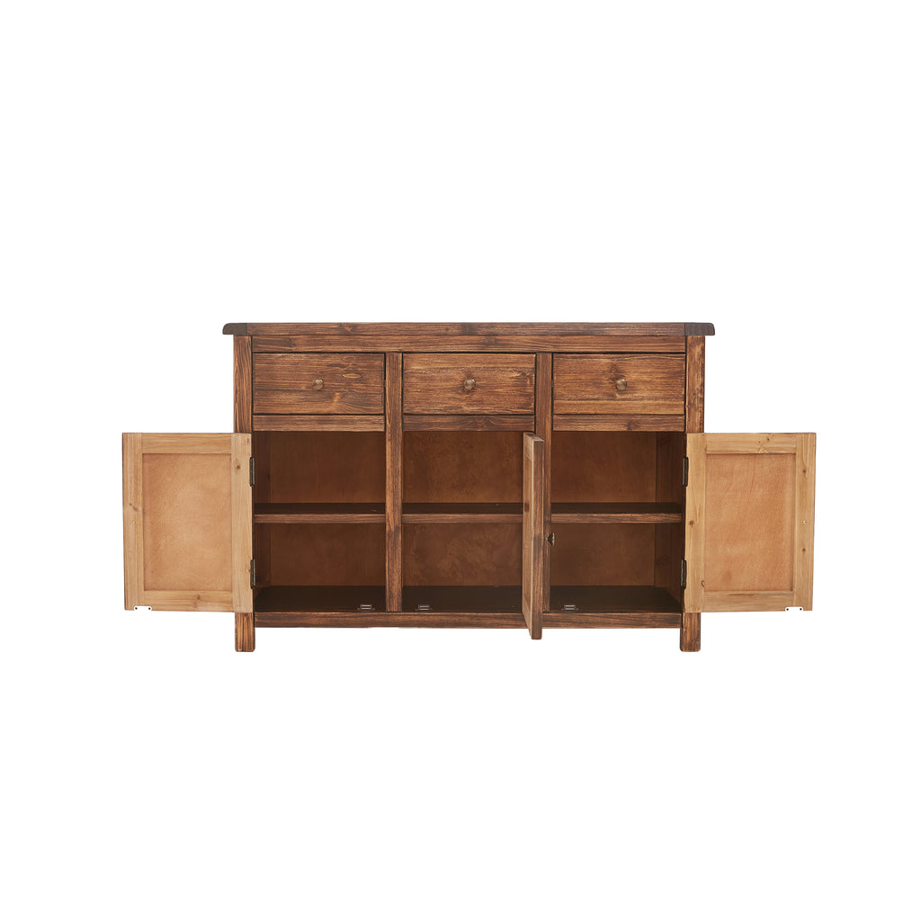 Greener Valley Solid Wood Mountainside Long Sideboard - MS400