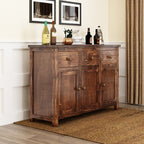 Greener Valley Solid Wood Mountainside Long Sideboard - MS400
