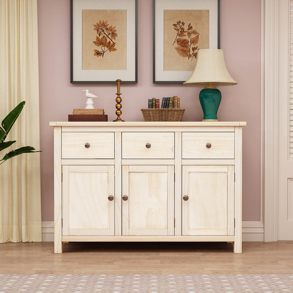 Greener Valley Solid Wood Mountainside Long Sideboard - MS400
