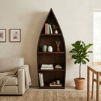 Greener Valley Canoe Shaped Bookcase - M500