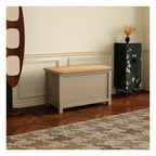 Greener Valley Solid Wood Waxed Flip Top Storage Bench - WA108