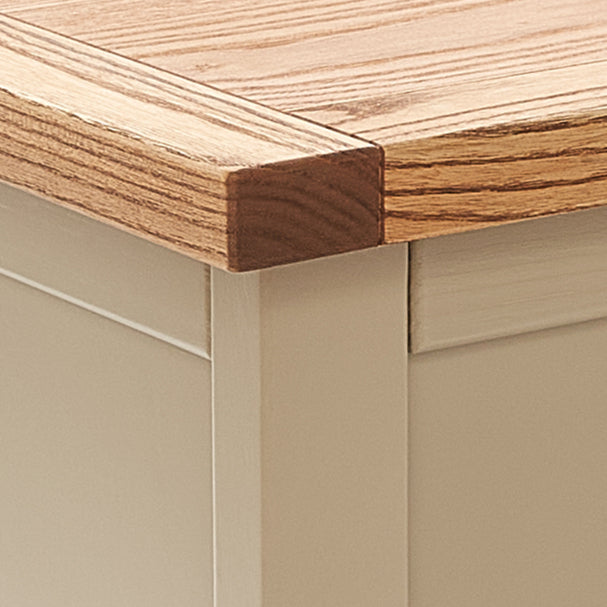 Greener Valley Solid Wood Waxed Flip Top Storage Bench - WA108