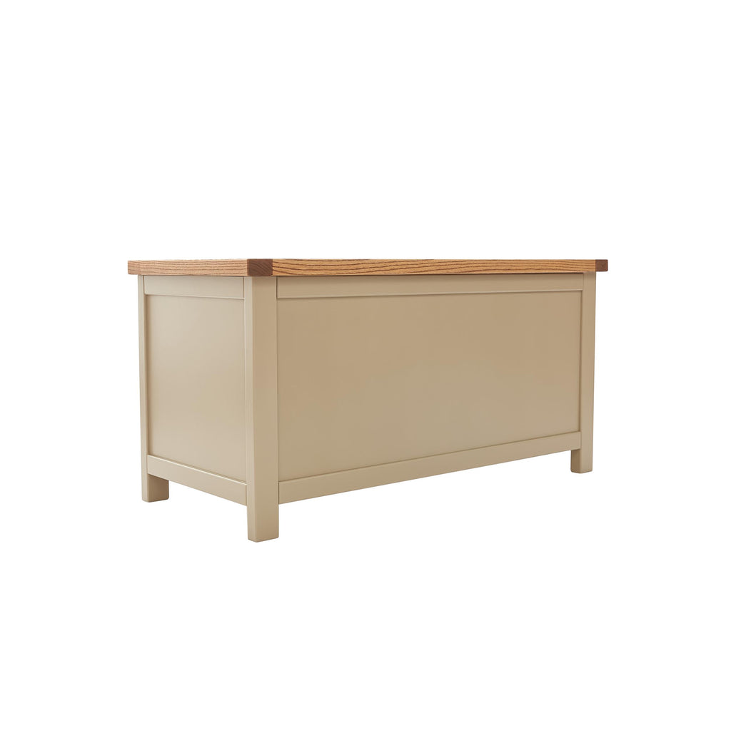 Greener Valley Solid Wood Waxed Flip Top Storage Bench - WA108
