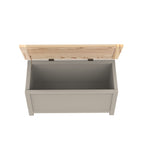 Greener Valley Solid Wood Waxed Flip Top Storage Bench - WA108