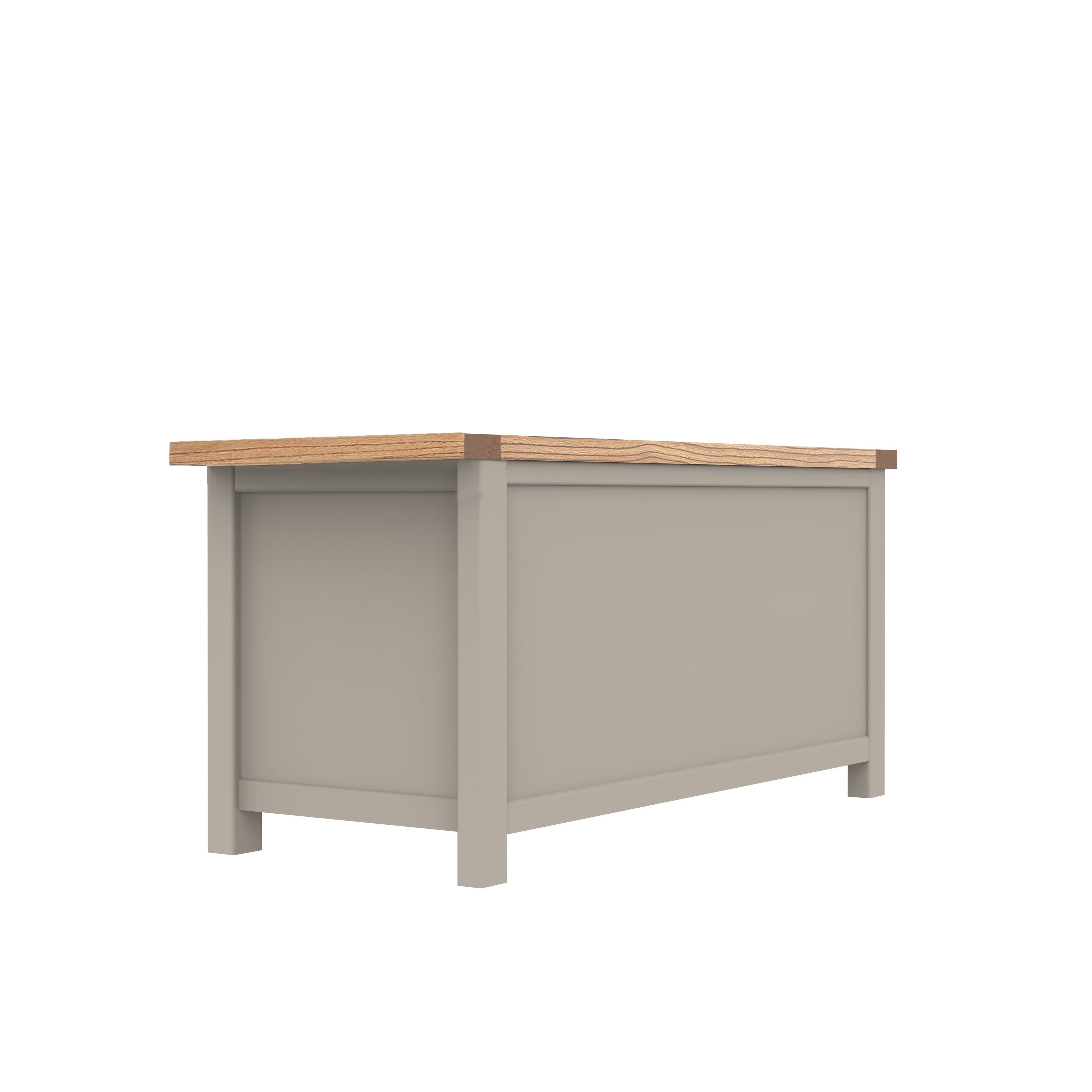 Greener Valley Solid Wood Waxed Flip Top Storage Bench - WA108