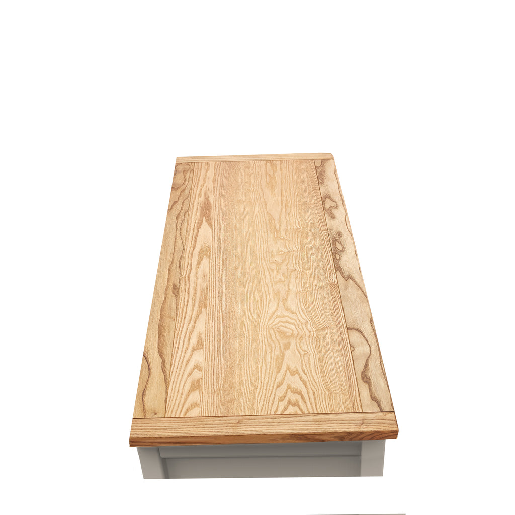 Greener Valley Solid Wood Waxed Flip Top Storage Bench - WA108