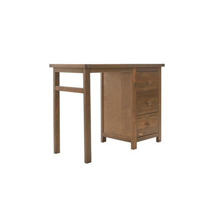 Ready-to-assemble solid wood desk