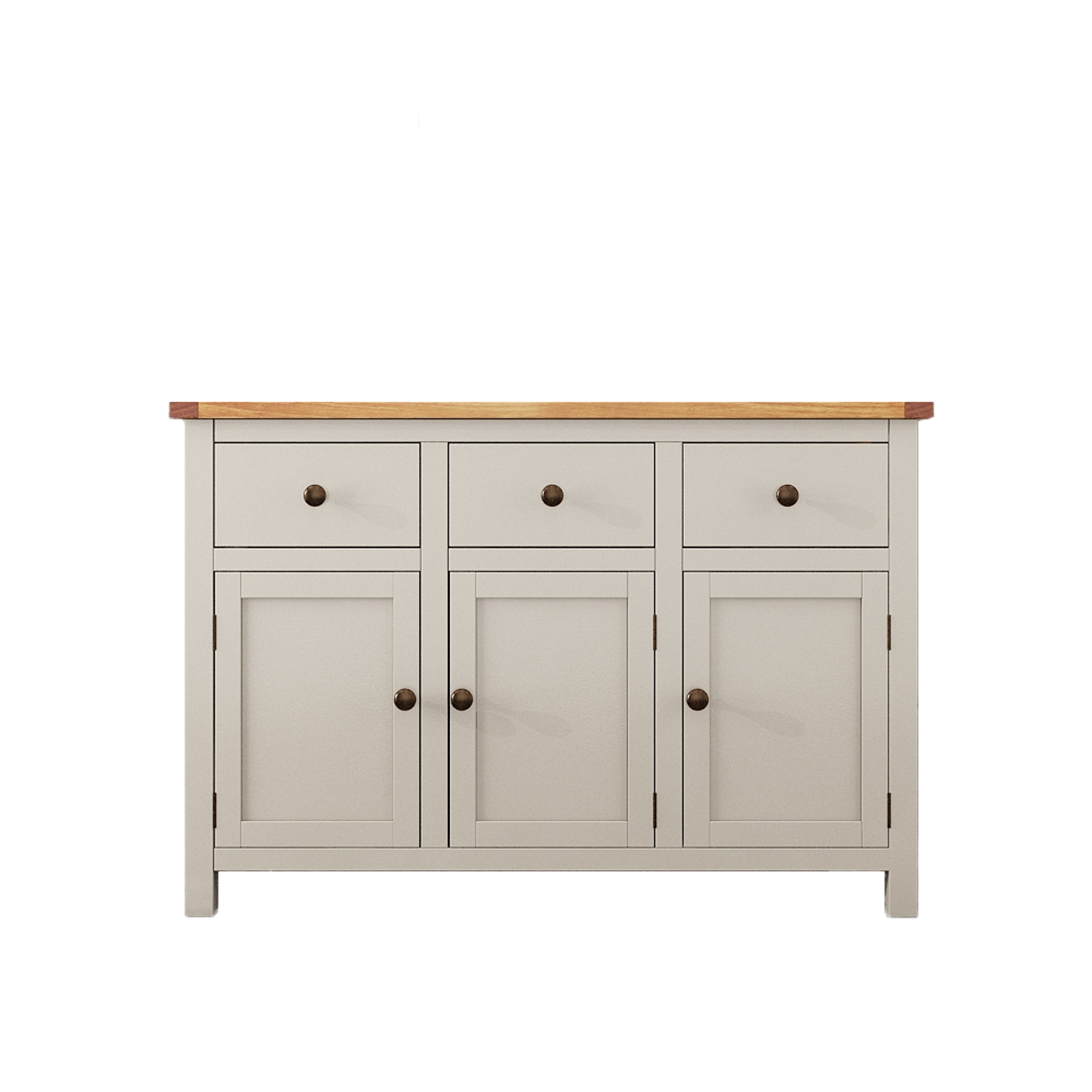 Greener Valley Solid Wood Waxed Long Sideboard - WA400