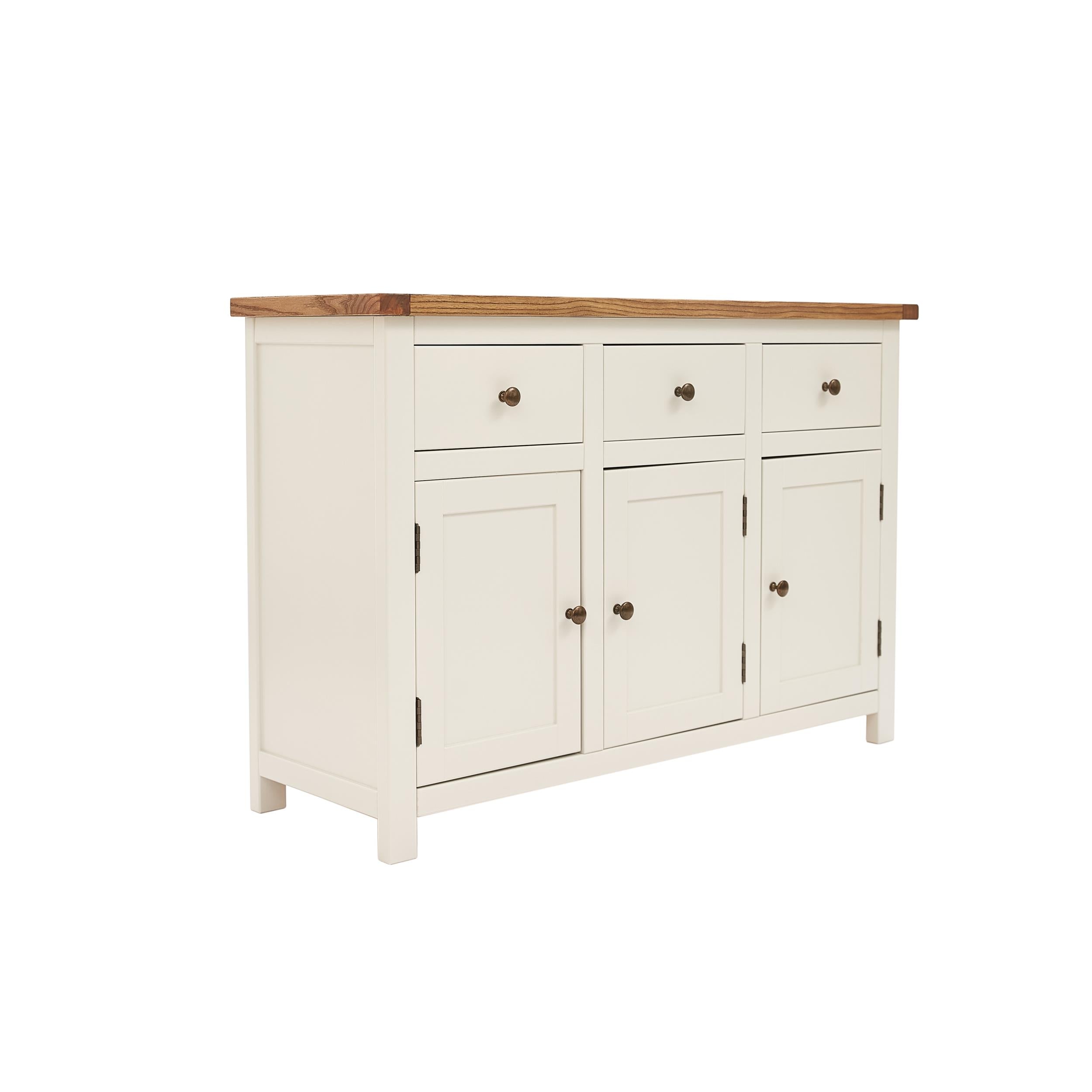 Greener Valley Solid Wood Waxed Long Sideboard - WA400
