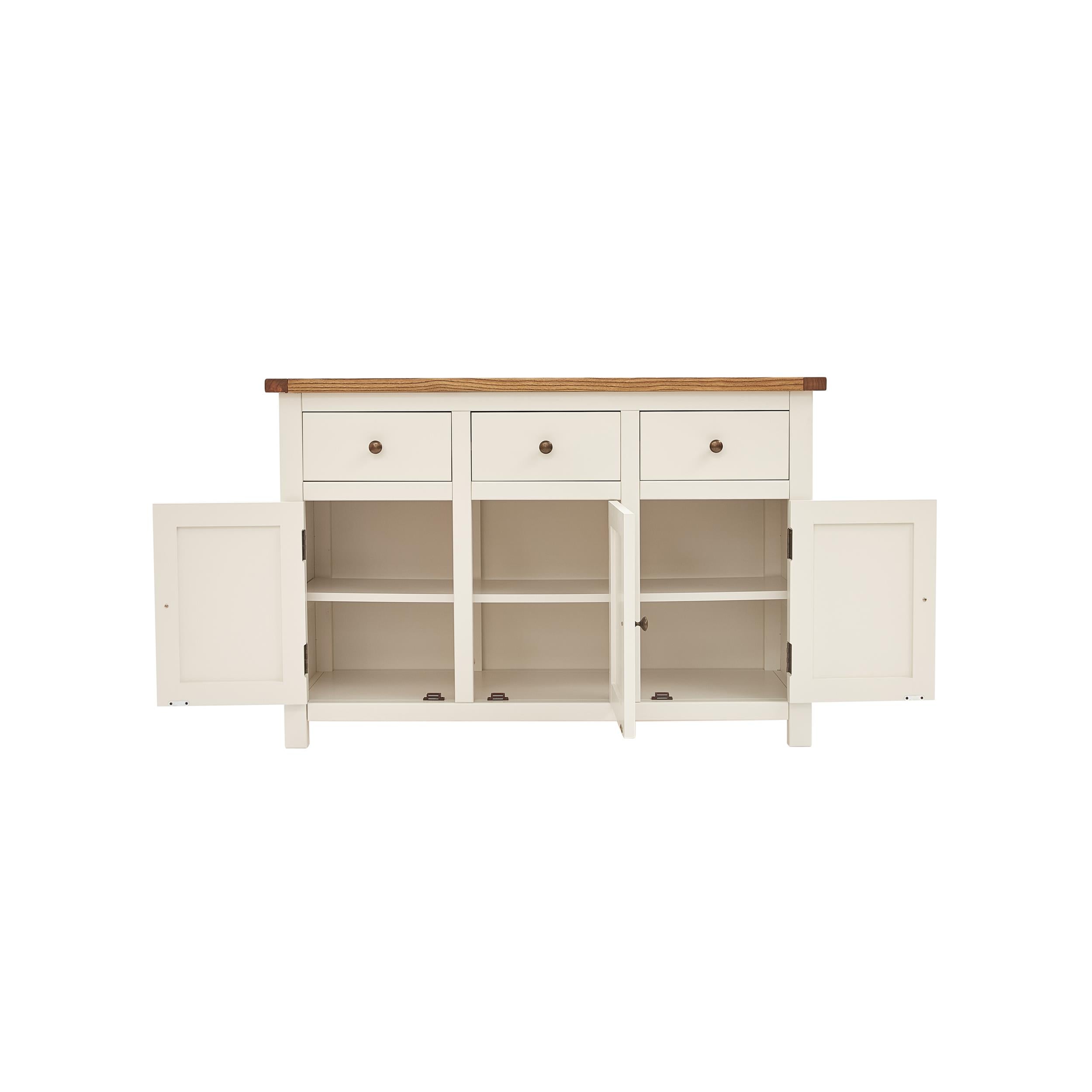 Greener Valley Solid Wood Waxed Long Sideboard - WA400