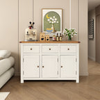 Greener Valley Solid Wood Waxed Long Sideboard - WA400