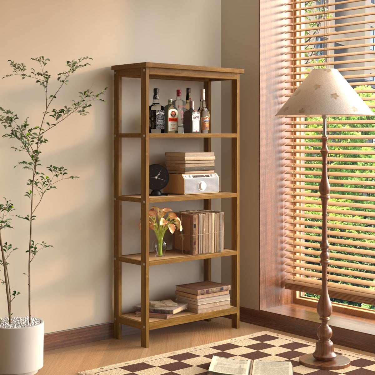 Greener Valley Wood Storage Shelf - M122