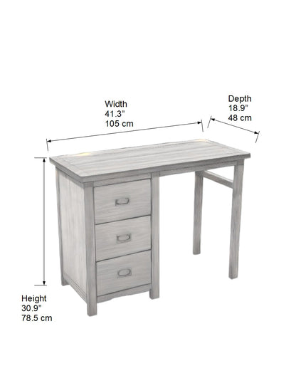 Ready-to-assemble solid wood desk