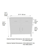 Greener Valley Wood Sideboard - Medium - B222