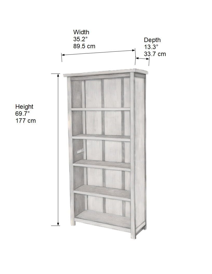 Greener Valley Bookcase with 5 Shelves - Tall - B302
