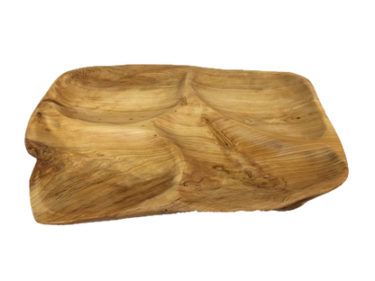 FUNCTIONAL ART is the best way to describe Greener Valley's stunning collection of stumps and roots that have been handcrafted into beautiful wine holders, cheese boards, platters, bowls and stools. Handcrafted from the roots and stumps of the Asian Cypress known as Shan Mu. These beautiful stools function equally well as a stool, end table or plant stand. Each piece is absolutely unique. This stool measures 24" high.