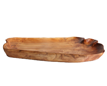 FUNCTIONAL ART is the best way to describe Greener Valley's stunning collection of stumps and roots that have been handcrafted into beautiful wine holders, cheese boards, platters, bowls and stools. Handcrafted from the roots and stumps of the Asian Cypress known as Shan Mu. These beautiful stools function equally well as a stool, end table or plant stand. Each piece is absolutely unique. This stool measures 24" high.