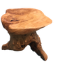 FUNCTIONAL ART is the best way to describe Greener Valley's stunning collection of stumps and roots that have been handcrafted into beautiful wine holders, cheese boards, platters, bowls and stools. Handcrafted from the roots and stumps of the Asian Cypress known as Shan Mu. These beautiful stools function equally well as a stool, end table or plant stand. Each piece is absolutely unique. This stool measures 24" high.